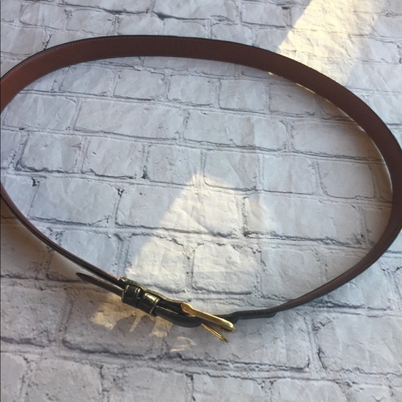 COACH VINTAGE BLACK LEATHER BELT SIZE 38 - Picture 8 of 9